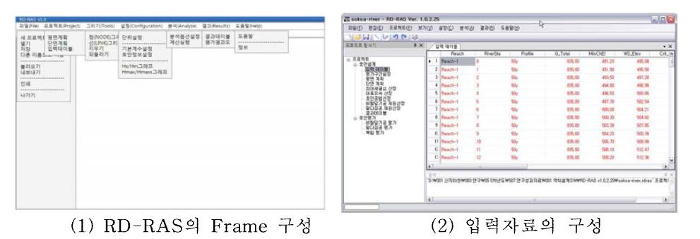 RD-RAS의 Frame 구성 및 입력