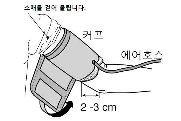 커프 착용