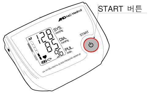 혈압계 Start 버튼