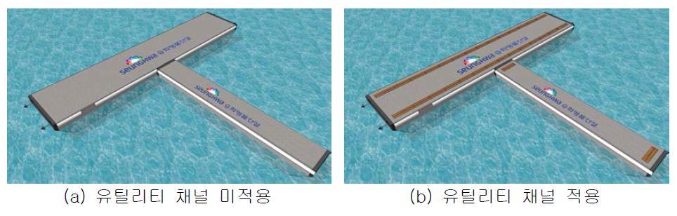 유틸리티 채널 적용에 따른 미관 향상