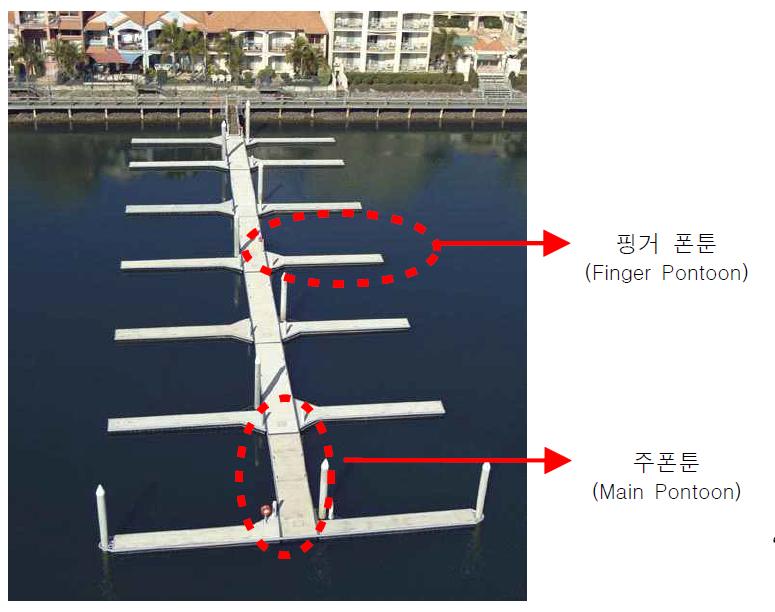 콘크리트 폰툰 설치 사례
