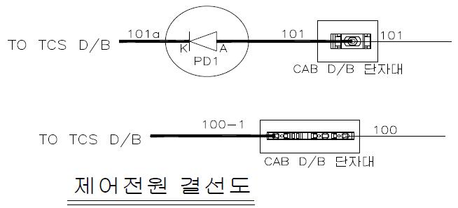 제어전원 결선도