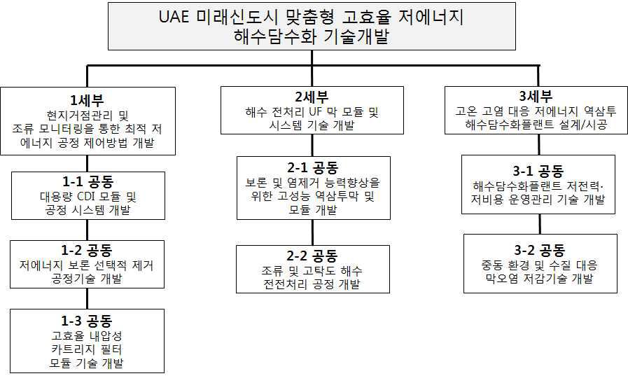 연구과제 추진체계