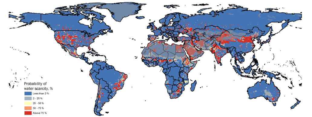 2030년 물부족 국가의 예측
