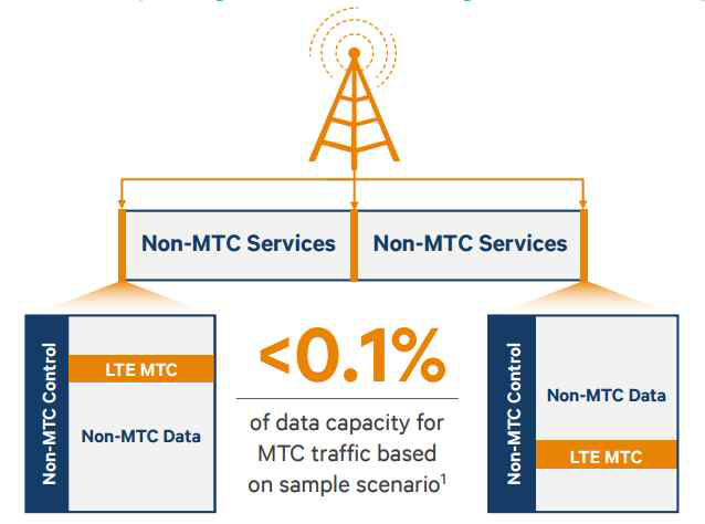 기존 LTE 서비스와 LTE-MTC 서비스의 공존