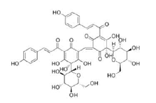 carthamin의 구조식