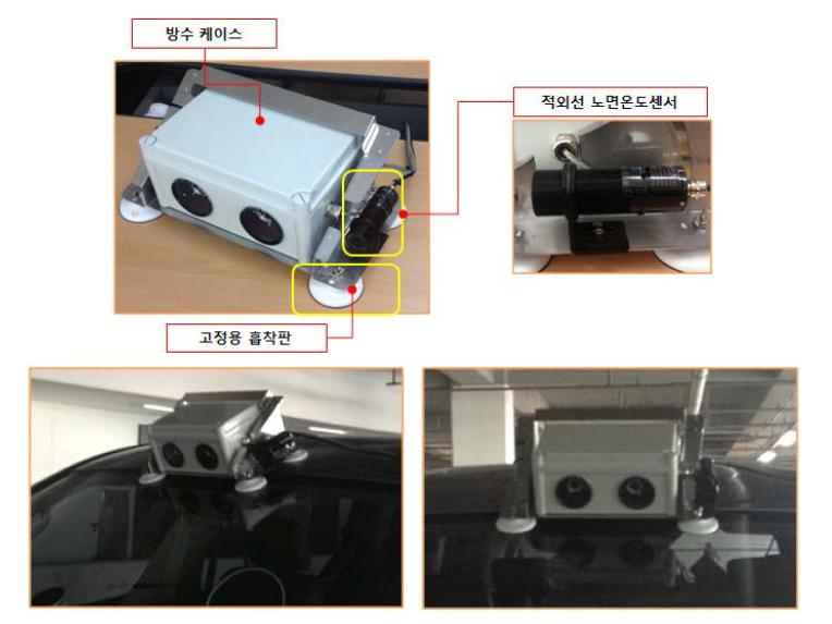 영상취득모듈 차량외부 장착 모델