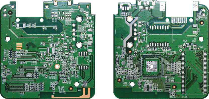 PCB Bottom (좌), Top (우)