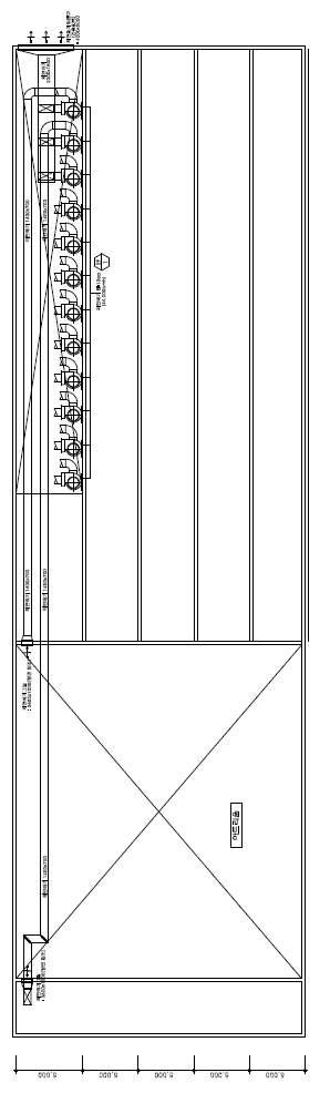 기계배연 시스템 단면도 (Case 1)