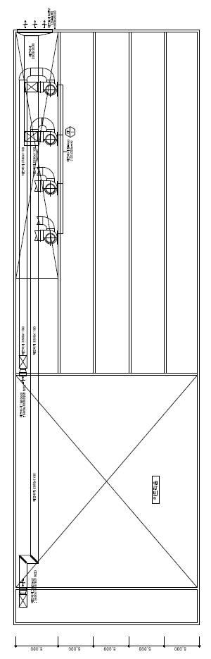 기계배연 시스템 단면도 (Case 2)