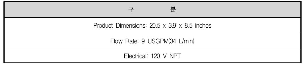 UV 시스템 상세규격