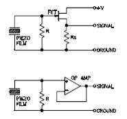 피에조 센서 버퍼회로