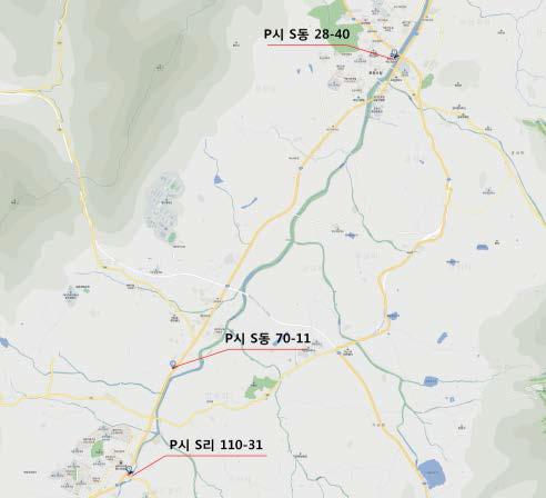 포천시 상수도관망 현장조사지역