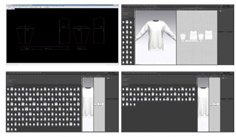 개발된 패턴 및 3D 데이터