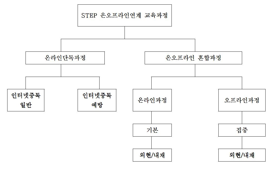 STEP 온오프라인연계 교육과정 체계 구축 모델안