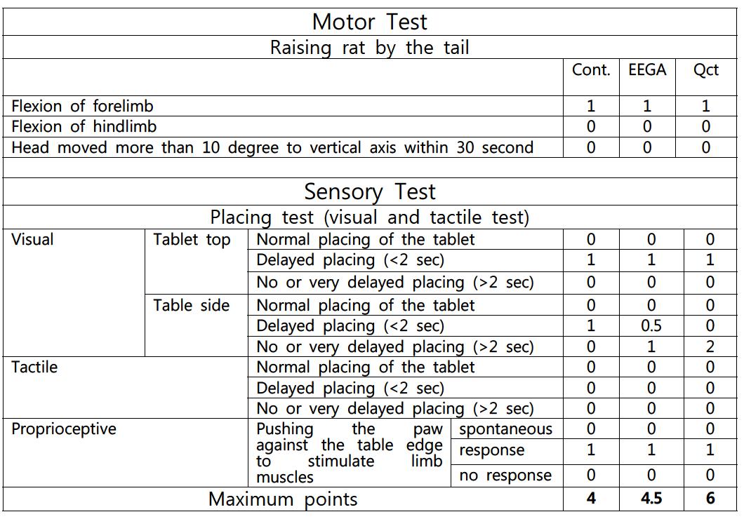 mNSS test