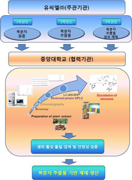 주요 연구개발 추진 계획 모식도