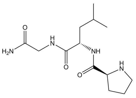 선정한 펩타이드 서열 Pro-Leu-Gly-NH2