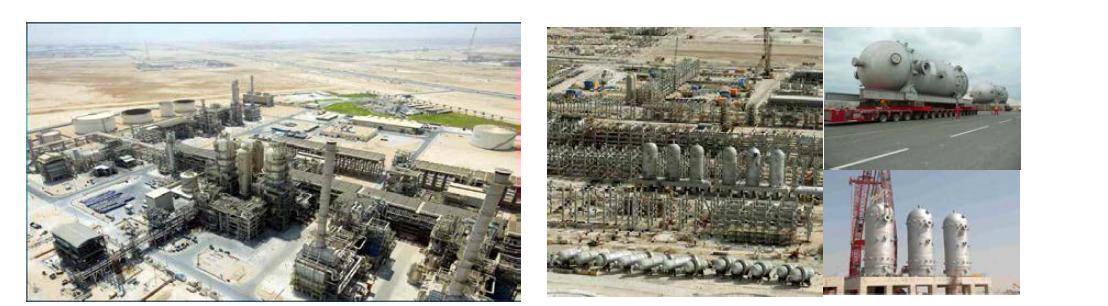 Oryx GTL plant(좌), GTL World scale plant - Pearl in Qatar(우)