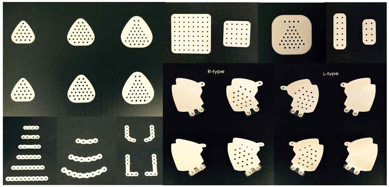 Biocomposie 재질 메쉬 플레이트 시제품 전체 이미지