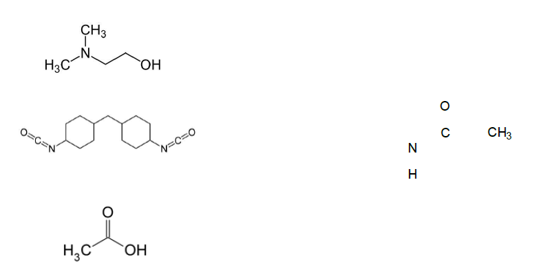 DMEA+HMDI+2-EHA 합성경로