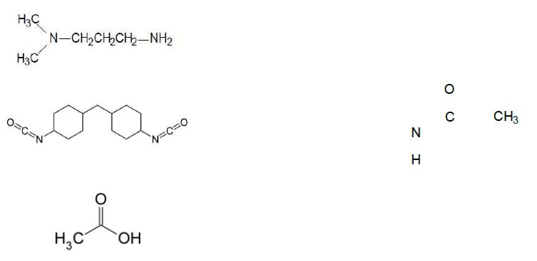 DMAPA+HMDI+Acetic acid 합성경로