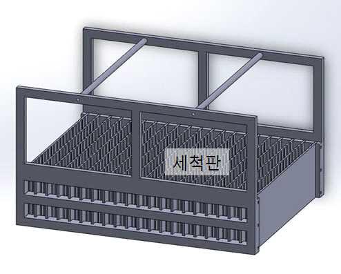 세라믹 멤브레인 표면 세척부 설계