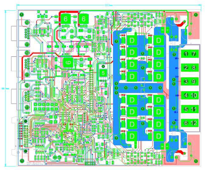 구동유닛 제어 모듈의 PCB ARTWORK 설계