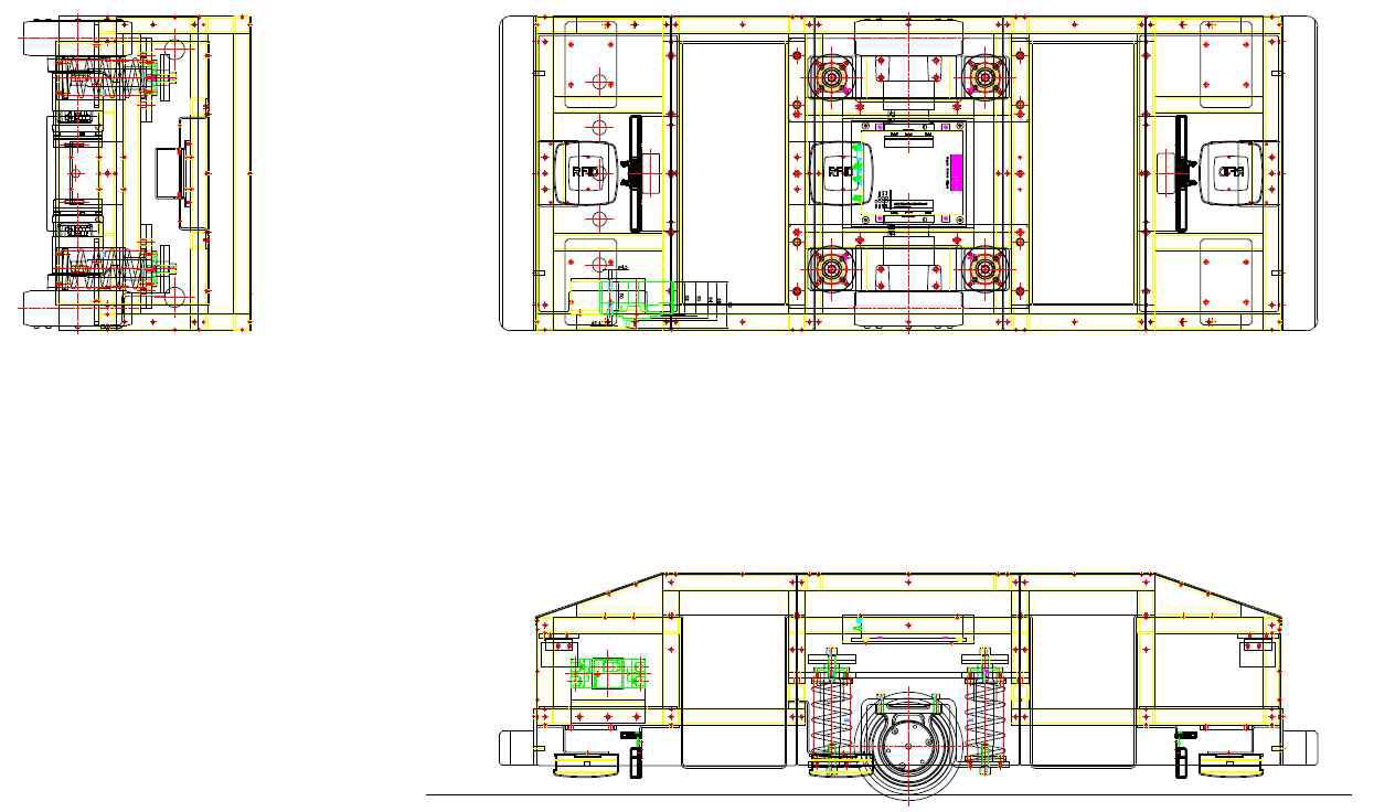 AGV Base Plate Body 설계 도면