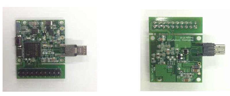 제작된 동글 PCB