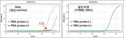 PNA 기반 Mutant Enrichment PCR 조건 테스트