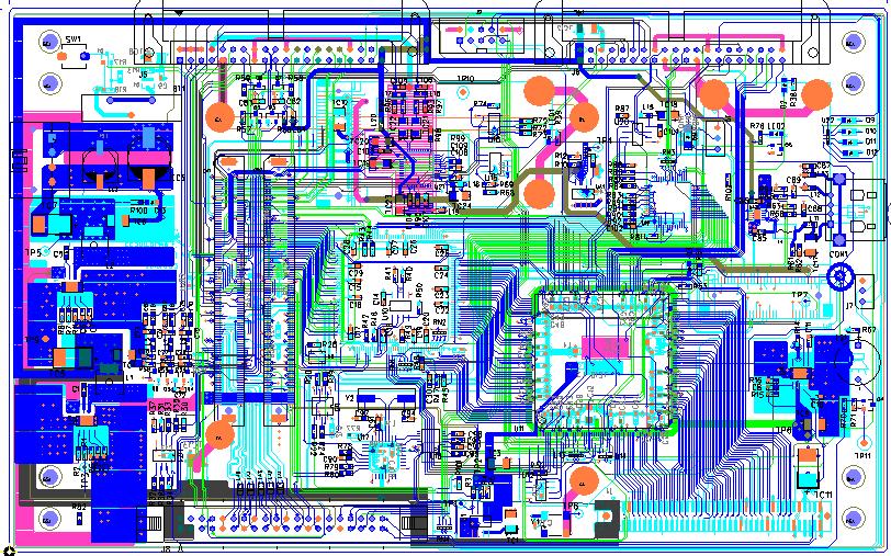 MBU 의 PCB layout