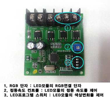 LED 조명제어 메인 컨트롤러