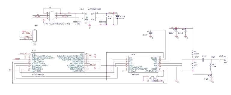 Remocon RF Module 회로도