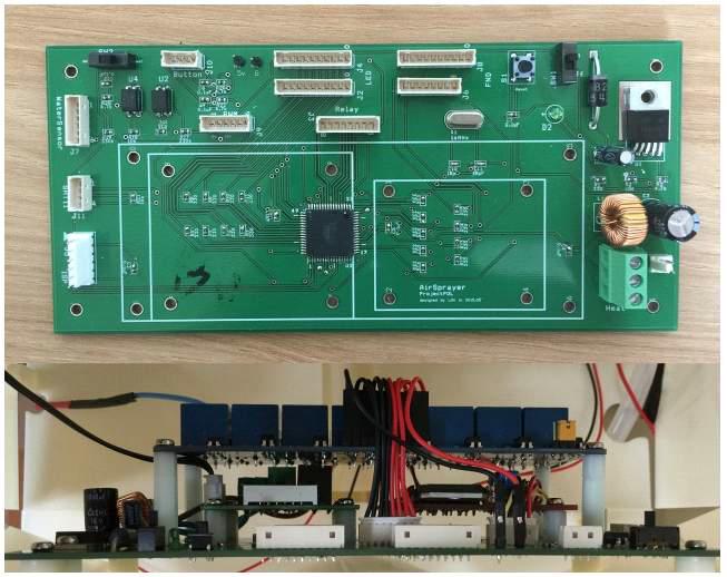 PCB 조립완료와 각 모듈의 배치