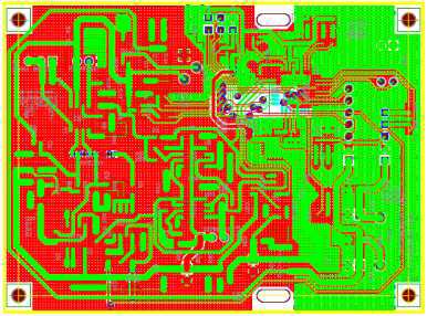 지자기센서 모듈 PCB Artwork