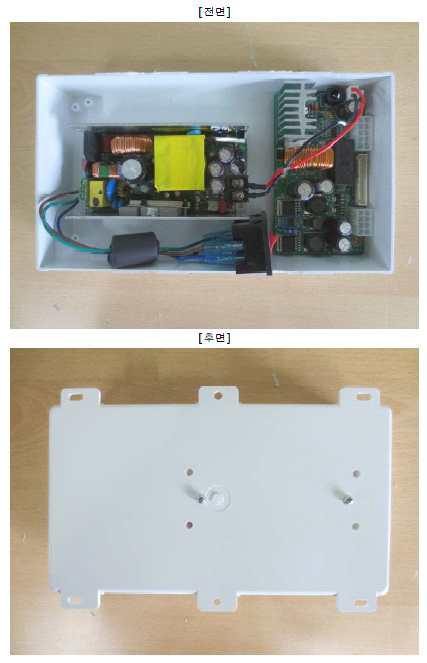SMPS와 컨트롤 제어보드의 조립도