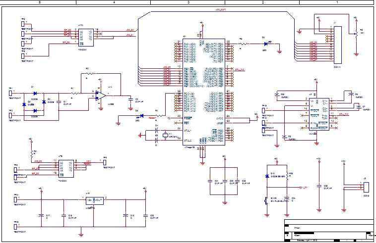 ATmega128 최종 회로도