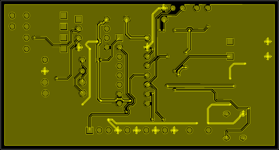 75x40mm PCB2 보드(Bottom)