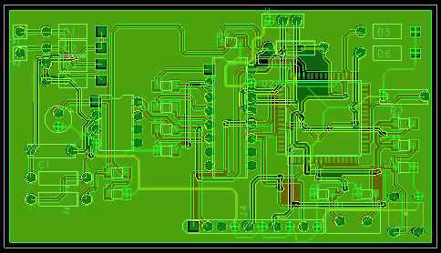 80x45mm PCB 보드(Top)