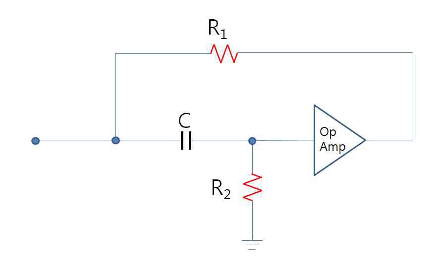 OP Amp - RC를 사용한 Active Inductor