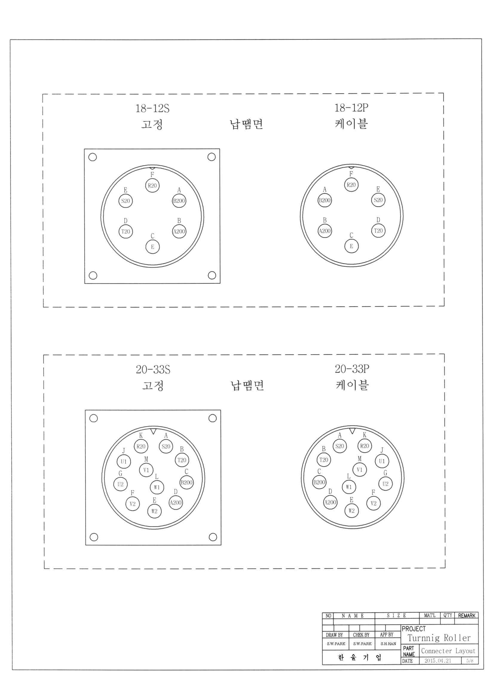 연결단자 레이아웃(Connecter Part)