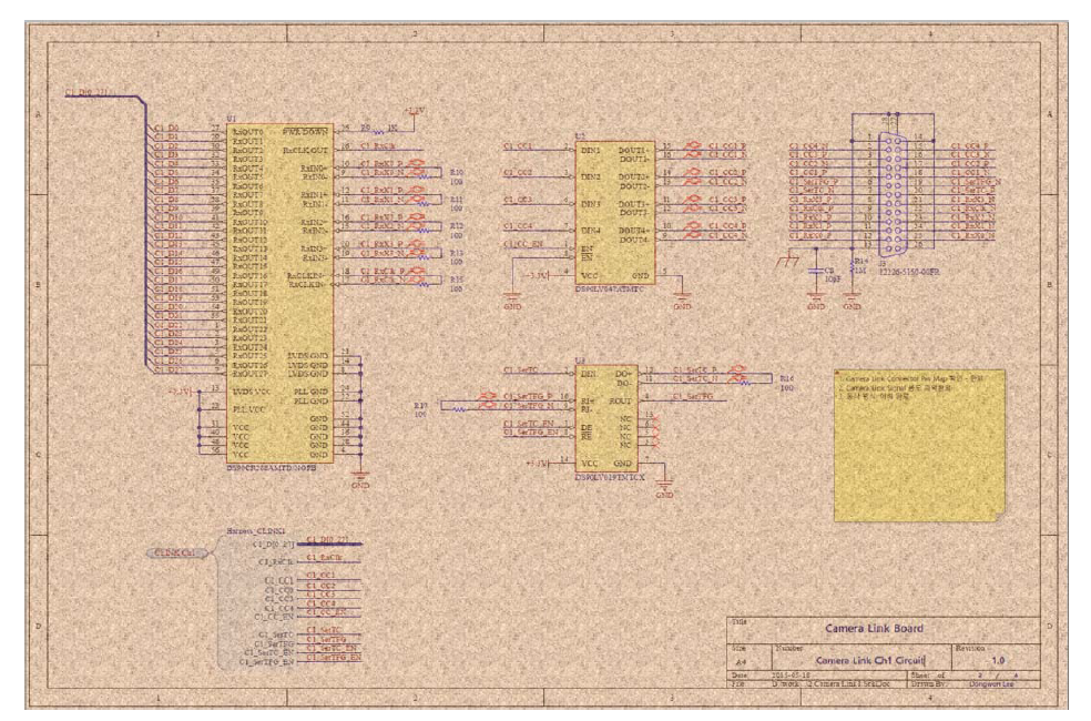 Camera Link Ch1 Circuit