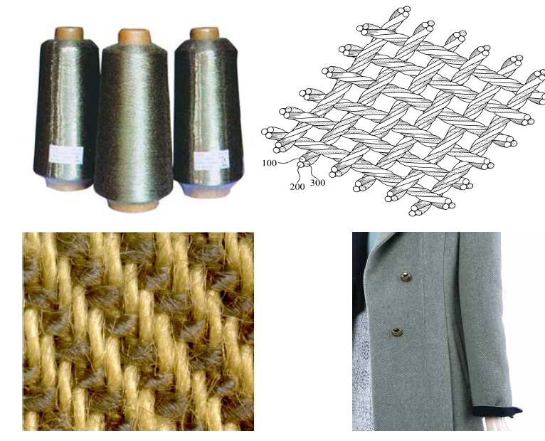 스테인리스강 방적사(stainless steel spun yarn, ø8μm) 및 이를 포함하는 복합사