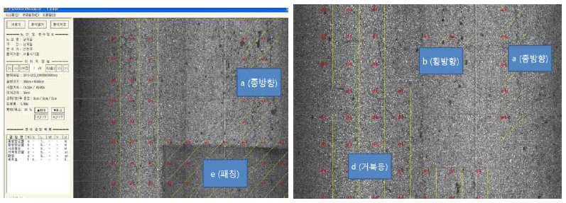 Pavement Analyser 분석 예시