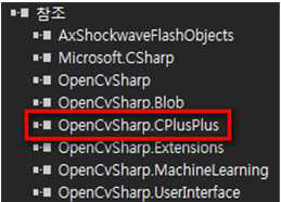 C#의 OpenCvSharp 라이브러리