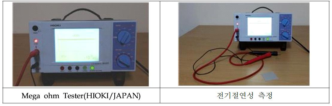 알루미늄 산화피막 전기절연 특성 시험