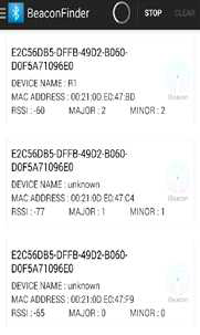 Beacon Finder – 디바이스 연결상태 확인