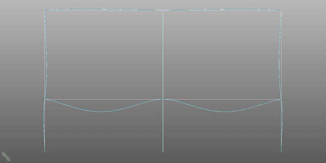 창틀의 수직 처짐 4.1 mm- 양단 접합부 회전이 구속되지 않은 경우