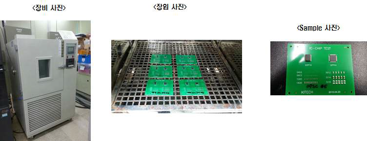 휘스커 평가 샘플 및 평가 모습